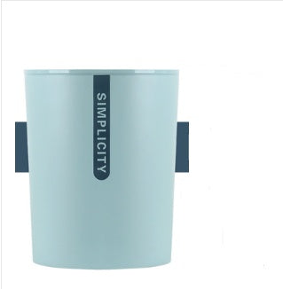 Trash can with automatic bag change