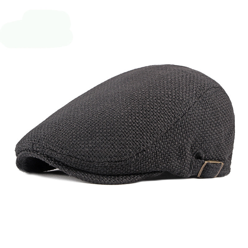 Breathable Cotton And Linen Retro Beret