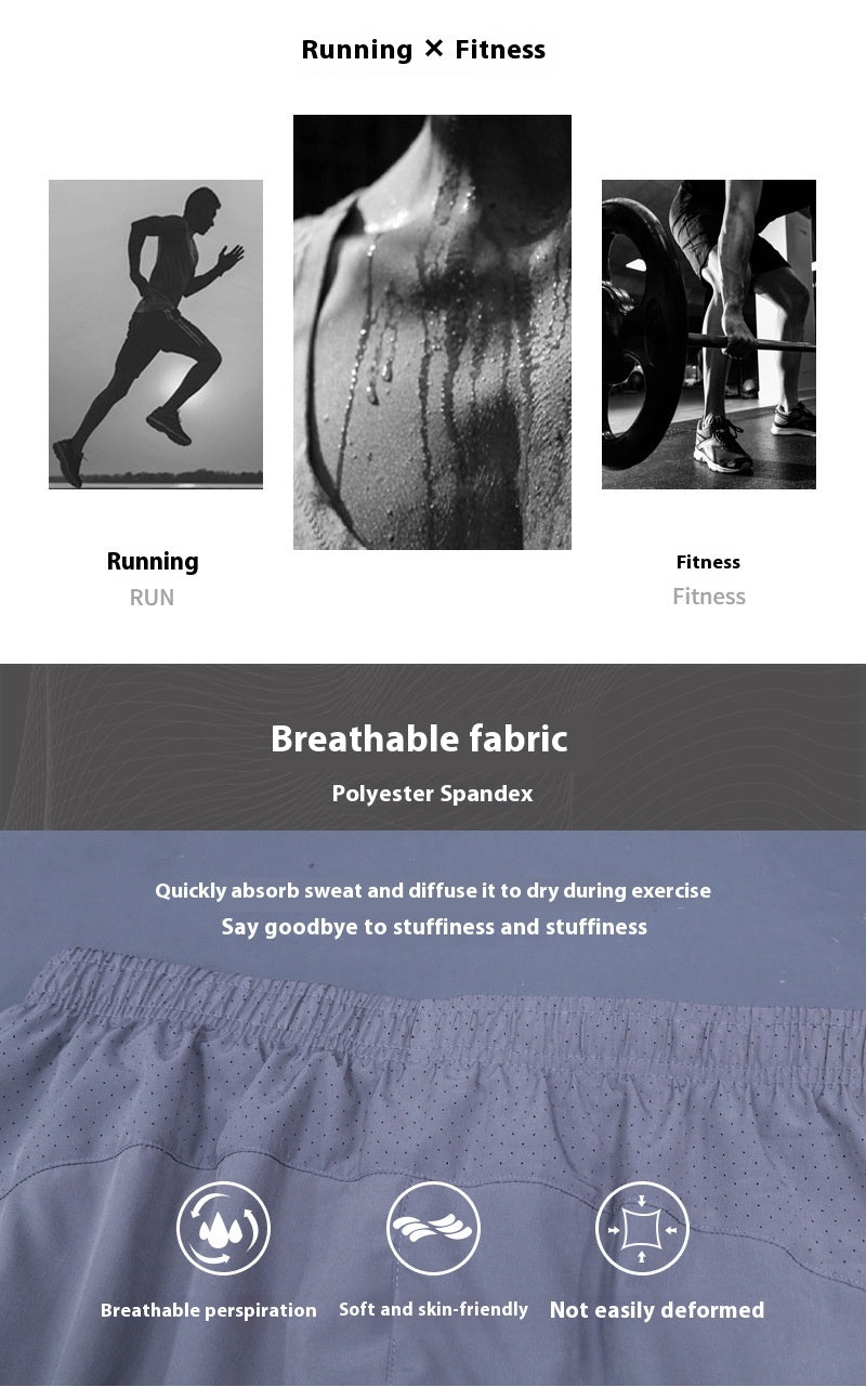 Sports Shorts Men's Quick-drying Running Fitness