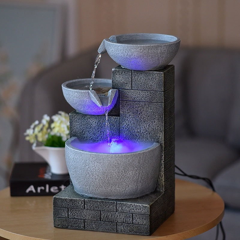 Breathe easier and enjoy a serene atmosphere with the Modern Simple Desktop Fountain Humidifier—a perfect blend of air purification and relaxation in one.