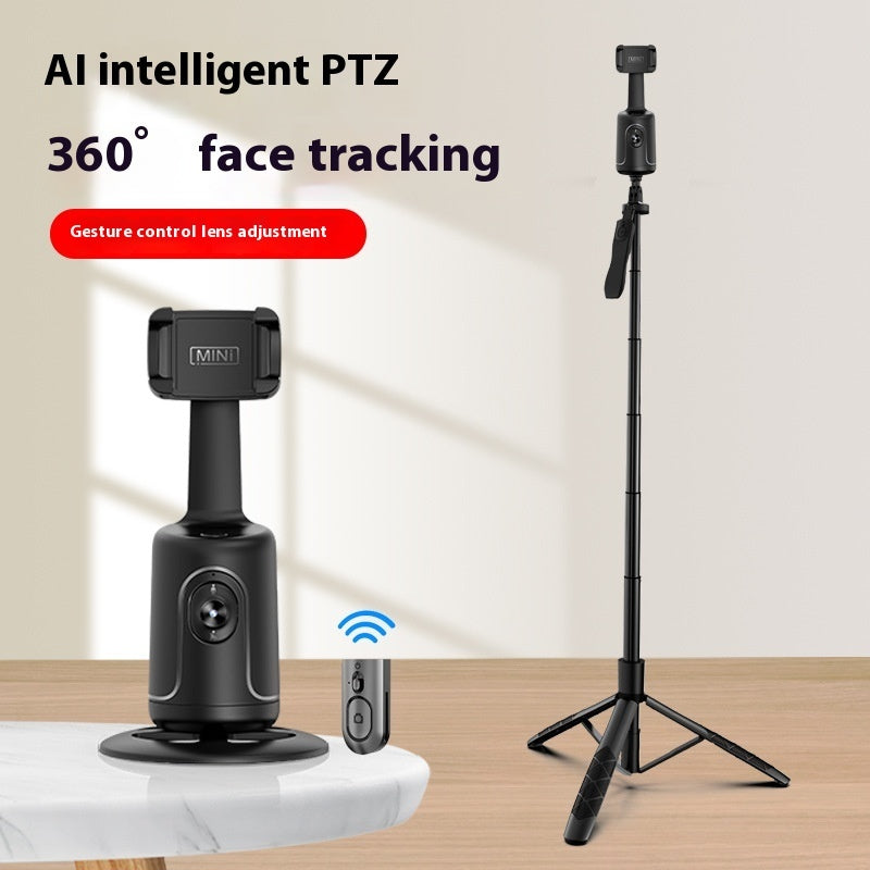 360° Auto Face Tracking Smart Gimbal – AI Phone Stabilizer with Gesture Control & Tripod Support for Vlog & Live Streaming | Infinity Bazaar