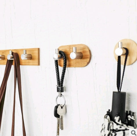 L-shaped metal coat hook