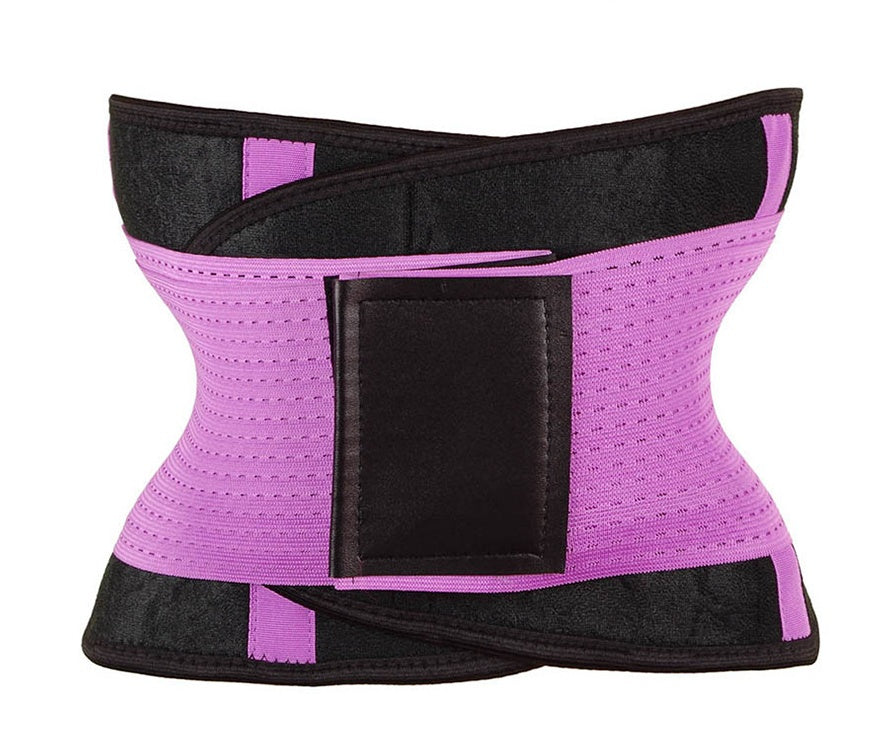 Waist Trimmer Belt & Body Shaper - Abdominal Trainer Weight Loss Fat Burning Straps
