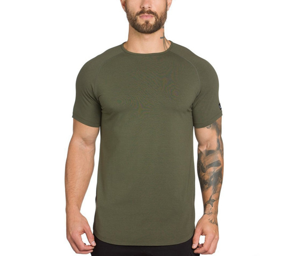 Men's Gym Wear Plain Shirts Custom Mens Fitness Sports Clothing