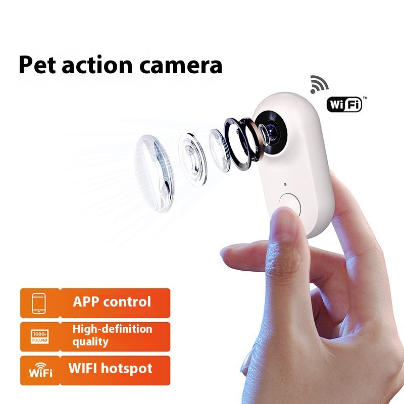 HD Pet Thumb Camera – Outdoor Sports &amp; Magnetic Mini Camera for Pets