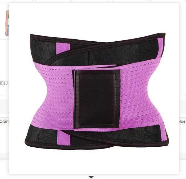 Waist Trimmer Belt & Body Shaper - Abdominal Trainer Weight Loss Fat Burning Straps