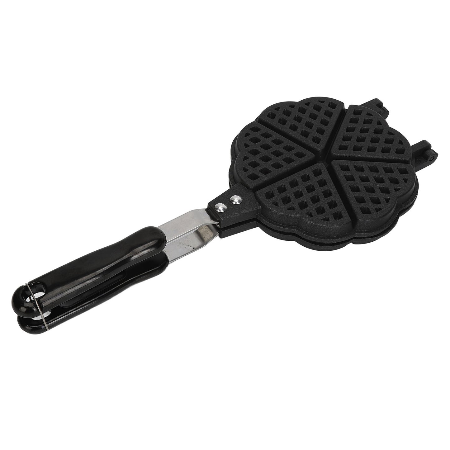 5.9in Mini Waffle Maker Pan – Stovetop Aluminum Skillet for Waffles, Sandwiches & Toast | Portable & Easy to Clean | Infinity Bazaar