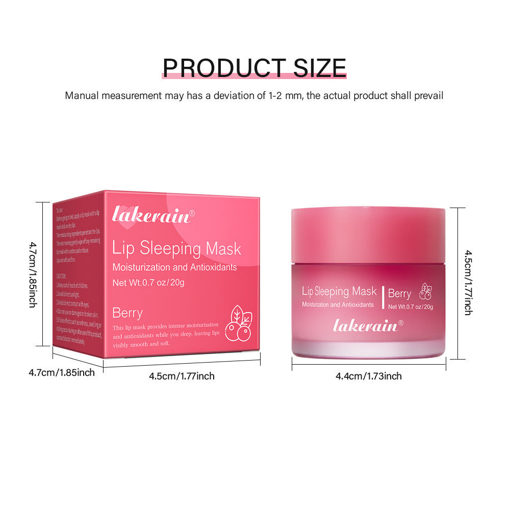 New Sleep Lip Balm Fade Lip Lines Exfoliating Skin Nourishing And Hydrating