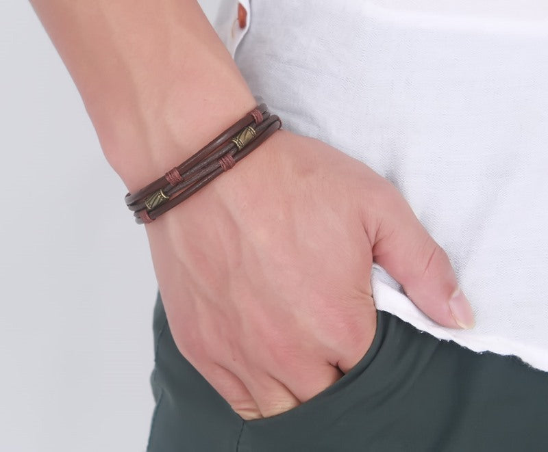 Embrace timeless craftsmanship and rugged style with this must-have accessory from Infinity Bazaar