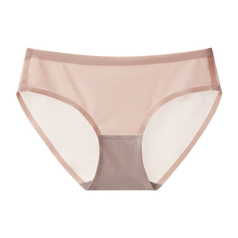 Breathable Antibacterial Inner Mid-waist Briefs