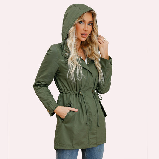 Cotton Anorak Women's Spring And Autumn Coat