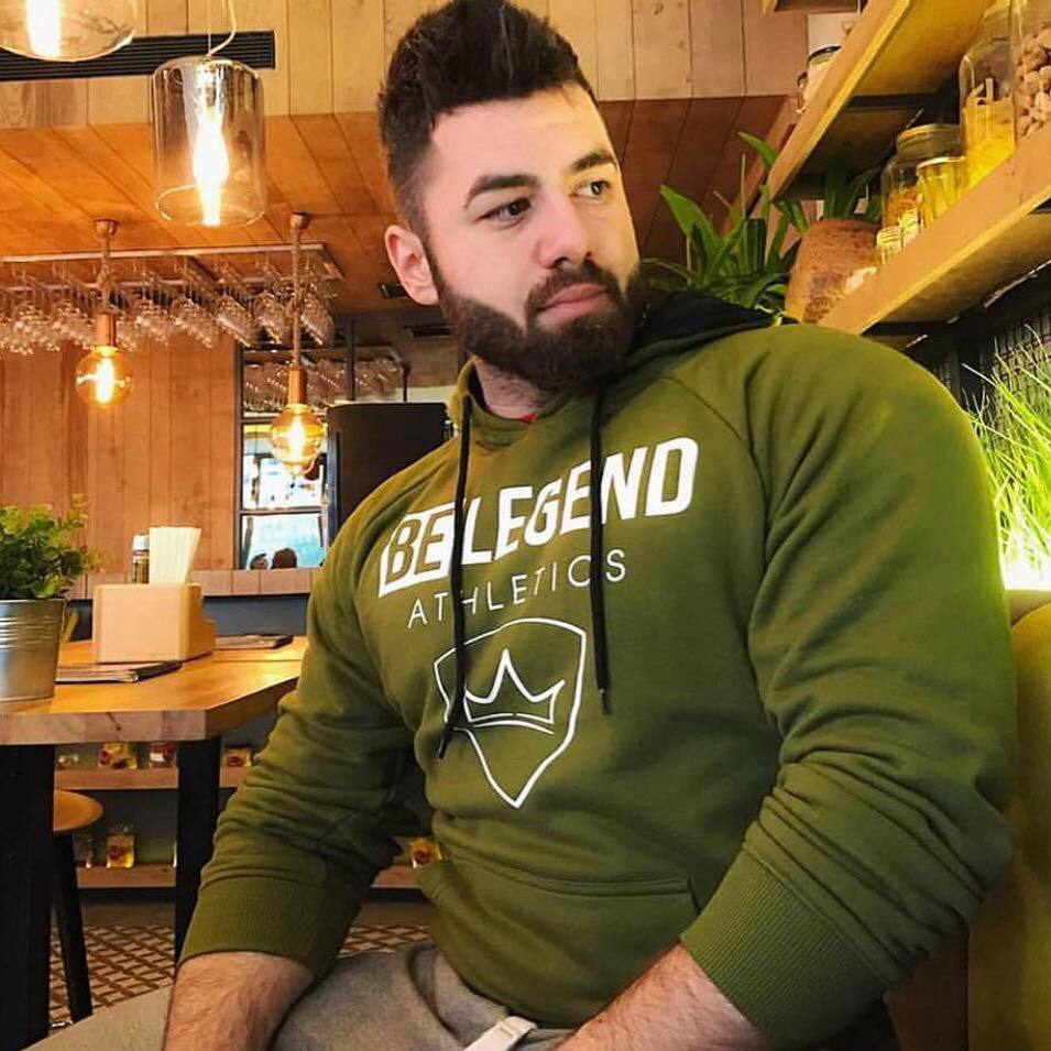 Be A Legend Autumn & Spring Sports Sweater- Running Fitness Pullover Men's