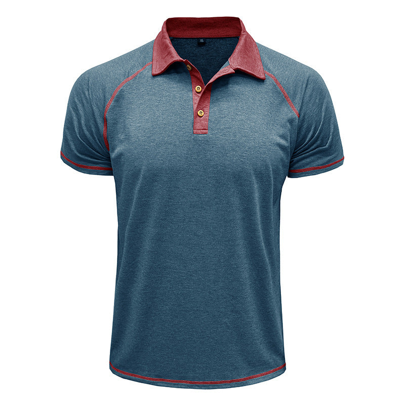 Short-sleeved Lapel T-shirt