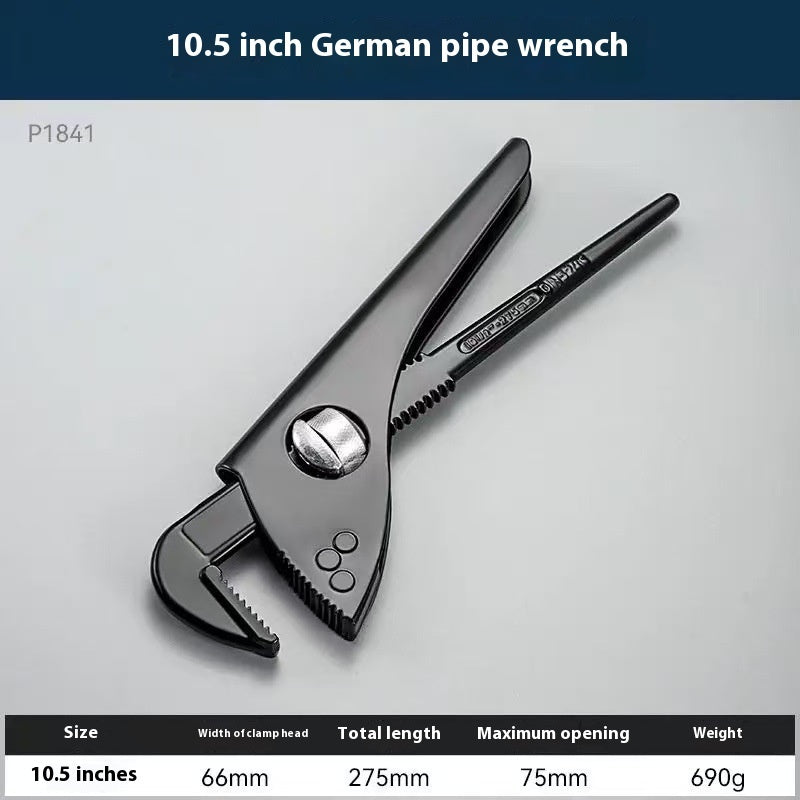 Heavy European Style Wrench:  Heavy-duty Plastic Steel Wrench Nipper For Pipes