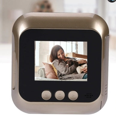 2.4-Inch Wireless Smart Doorbell Peephole Camera – Video & Photo Capture Electronic Cat Eye Viewer | Infinity Bazaar