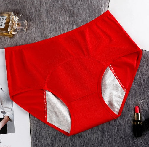 5-Pack Women’s Leak-Proof Menstrual Underwear – Seamless, Mid-Rise Period Panties with High Absorbency | Infinity Bazaar