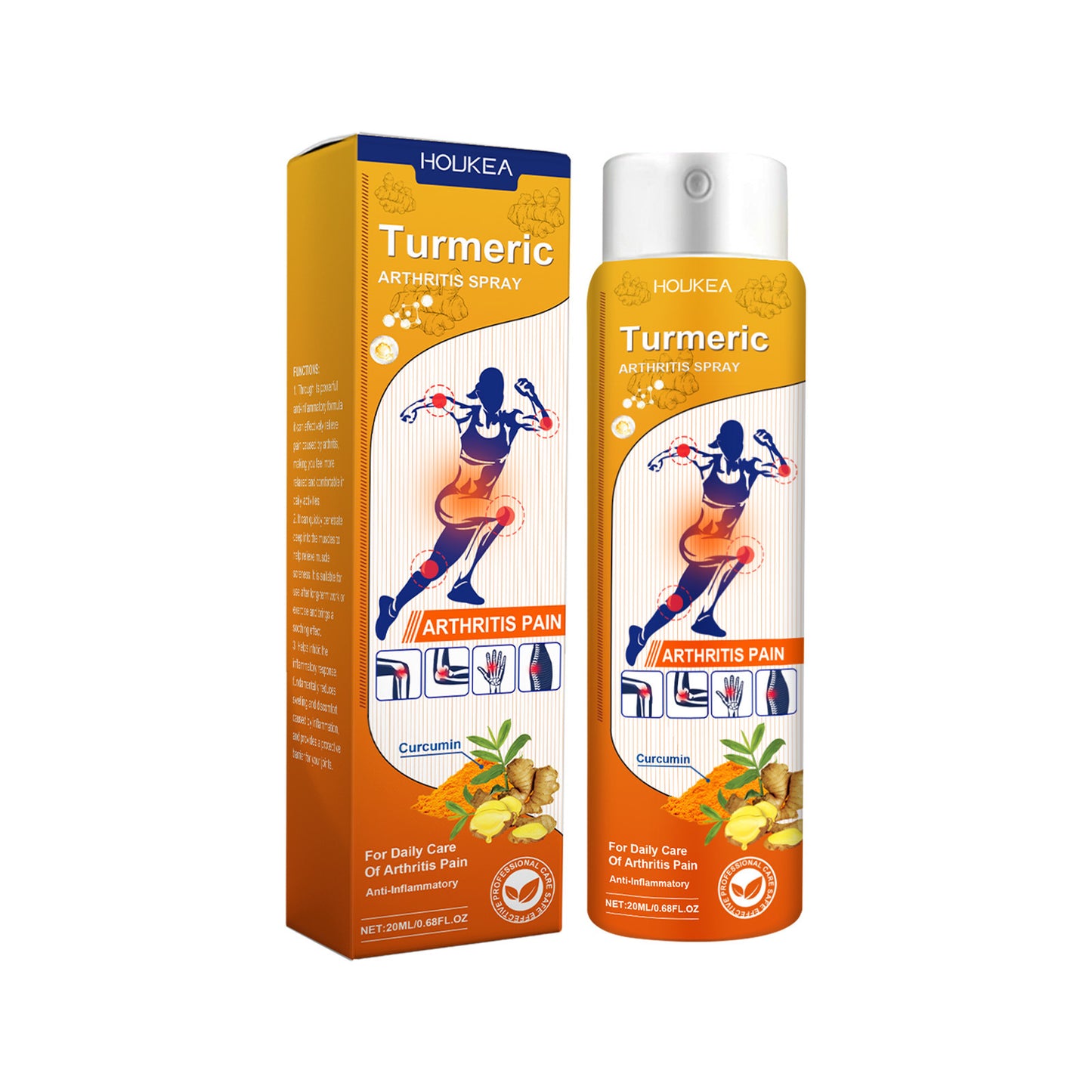 Turmeric Joint Care Spray Mild Ingredients