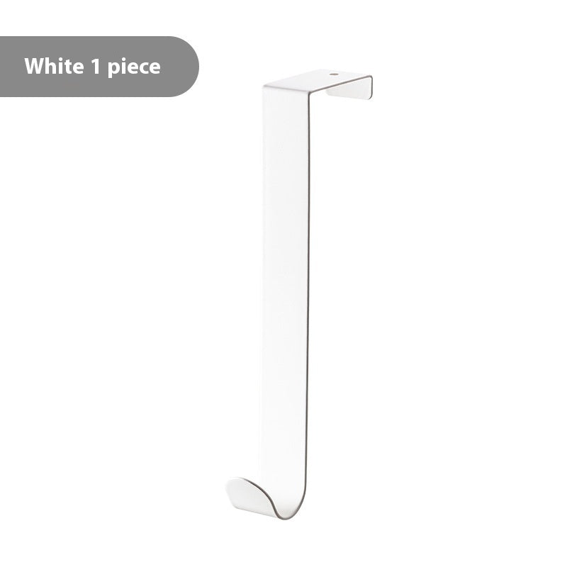 Rear Door Hook – Punch-Free Wrought Iron Shower Door &amp; Back Clothes Hook Rack