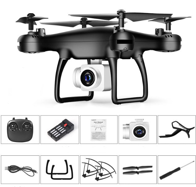 Cross-Border Drone Remote Control HD 4k Dual Lens Camera Long Endurance Helicopter Model Fixed Altitude