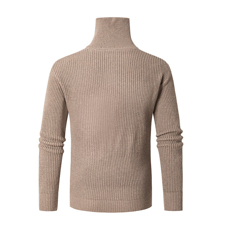 Fall & Spring Men Thermal Slim Fit Base Sweater Shirts Leisure