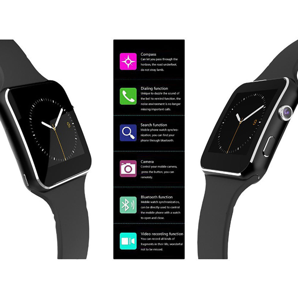 Smart Watch with Camera Touch Screen Support