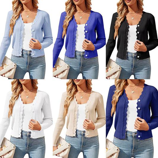 Autumn & Spring Women's Knitted Cardigan Top
