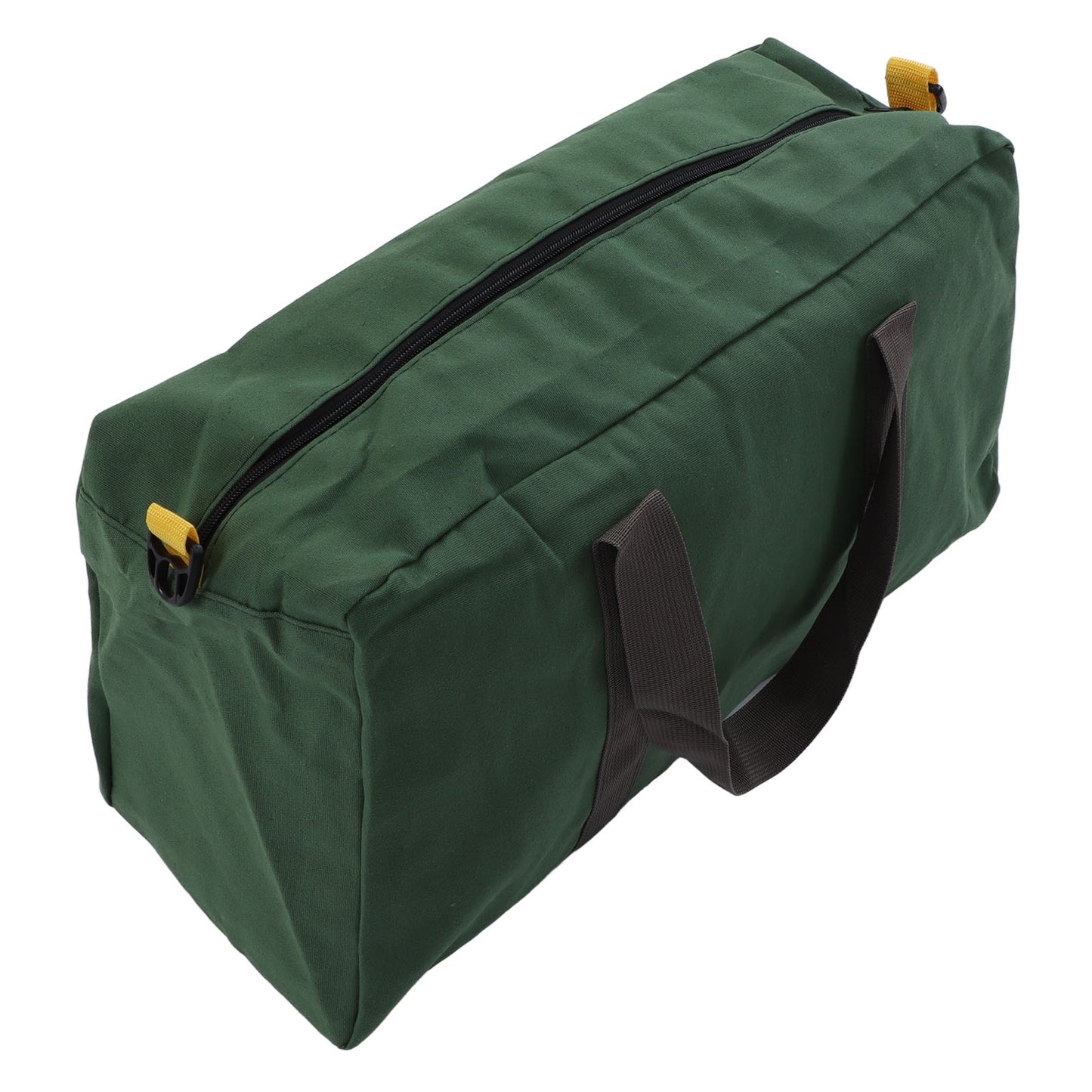 Hand Tool Bag Waterproof Heavy Duty Large Capacity Wide Mouth Canvas Portable Tool Tote for Carpentry Electrician 20 Inch