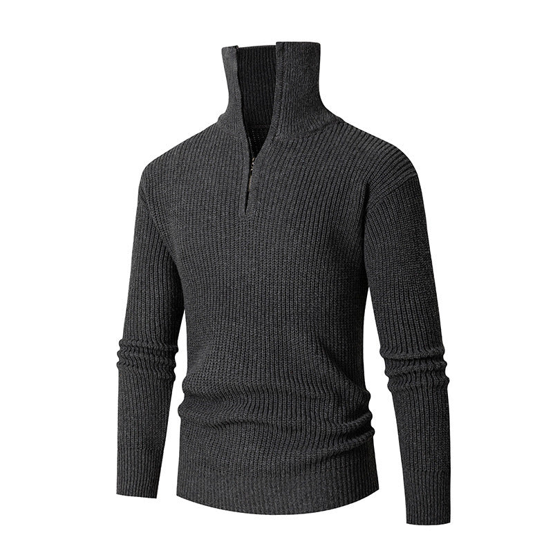 Fall & Spring Men Thermal Slim Fit Base Sweater Shirts Leisure