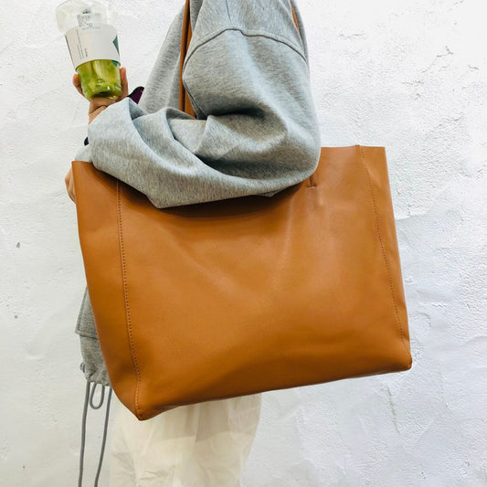 Ladies Handmade Leather Tote Shoulder Bag