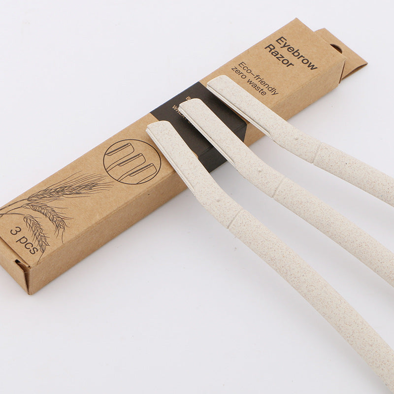 Environmentally Friendly Material Degradable Material Wheat Straw Eyebrow Trimming