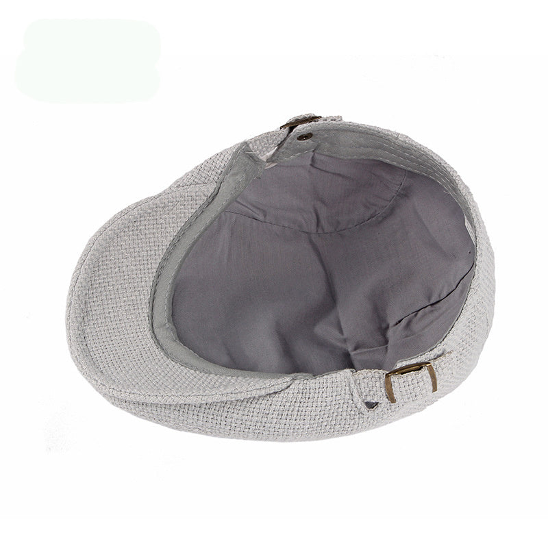 Breathable Cotton And Linen Retro Beret