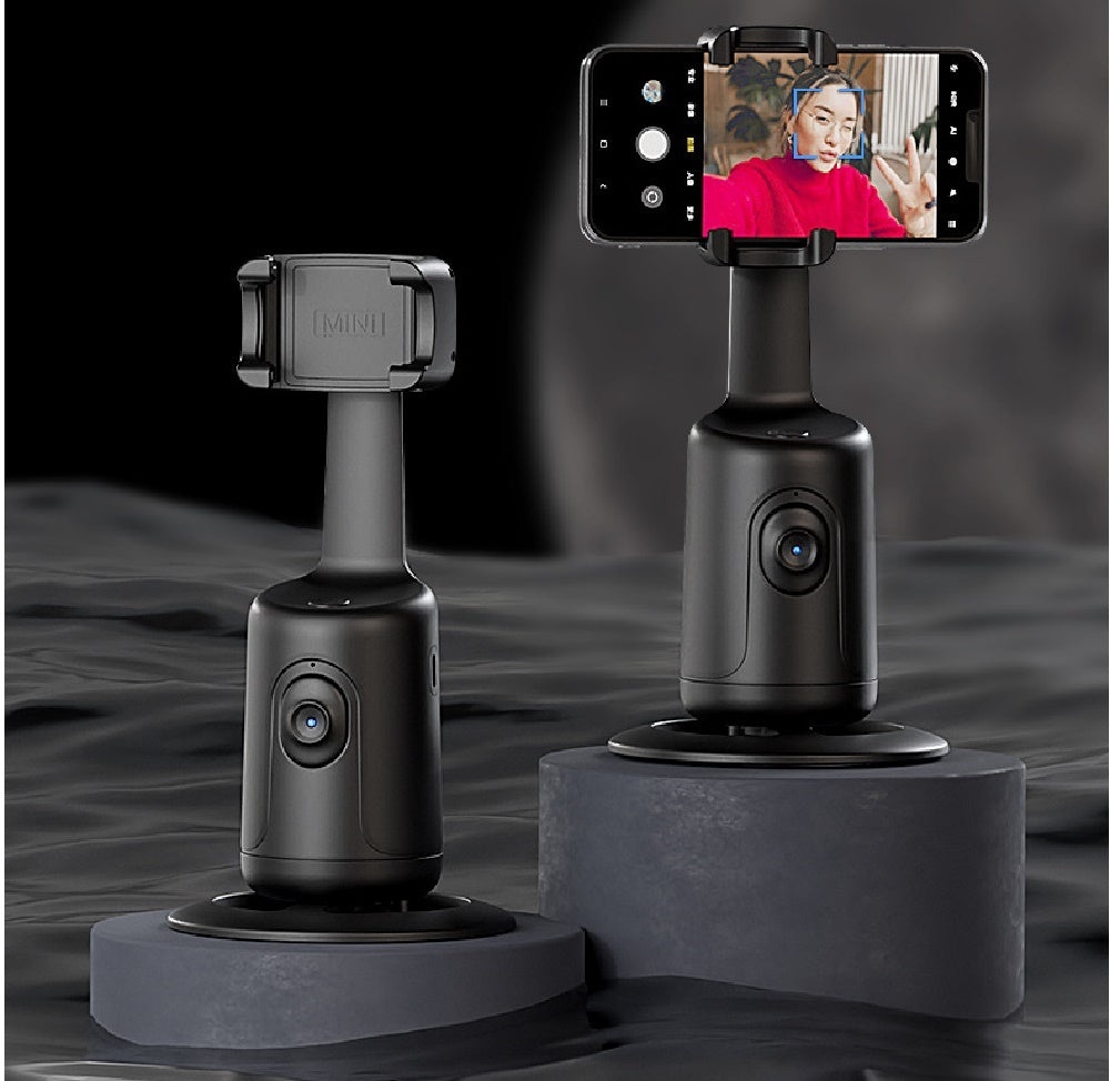 360° Auto Face Tracking Smart Gimbal – AI Phone Stabilizer with Gesture Control & Tripod Support for Vlog & Live Streaming | Infinity Bazaar