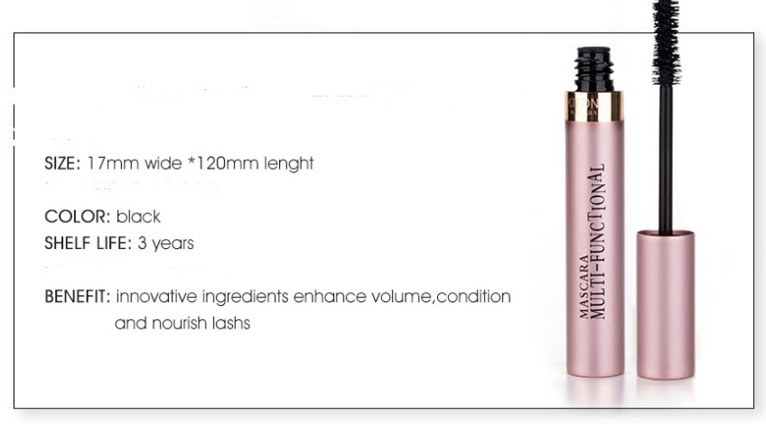 3D Thick Curling Mascara – Long-Lasting, Smudge-Proof Classic Brush Formula for Volumized Lashes | Infinity Bazaar