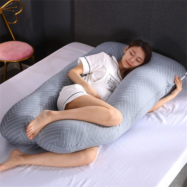 Sleeping Support Pillow for Pregnant Women - U-Shape Maternity Pillow for Pregnancy Side Sleepers