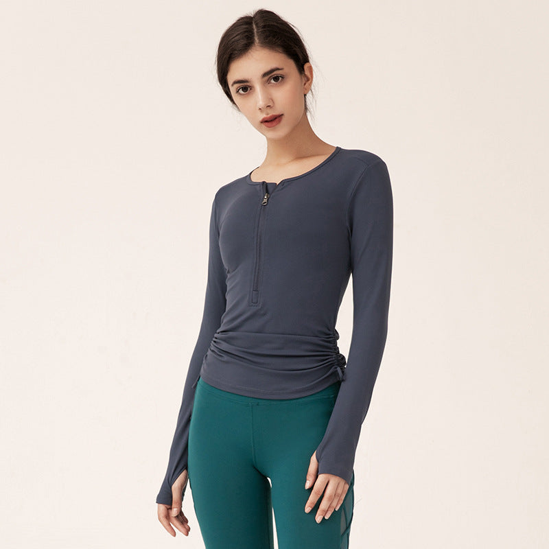 European and American Drawstring Yoga Wear