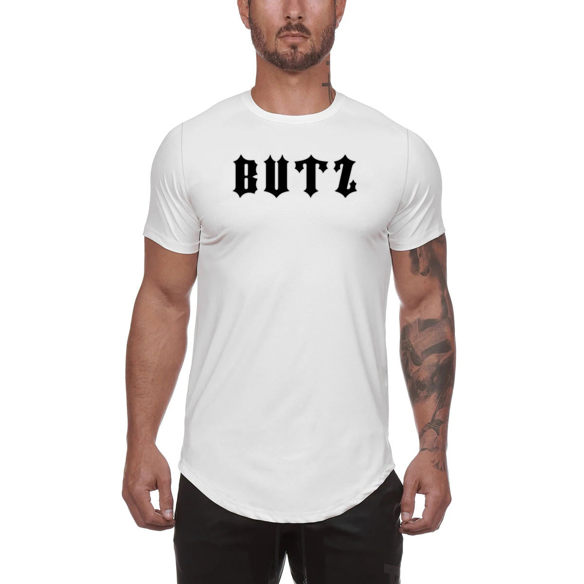 Men's Gym Wear Plain Shirts Custom Mens Fitness Sports Clothing