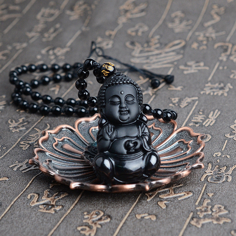 Natural Obsidian Pendant