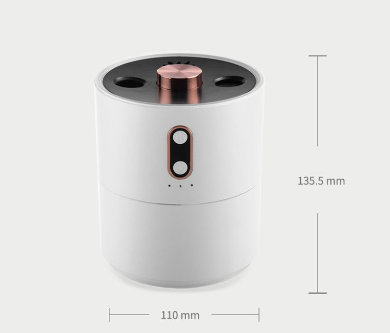 Volcanic Flame Aroma Essential Oil Diffuser – USB Portable Jellyfish Air Humidifier with Night Light & Fragrance