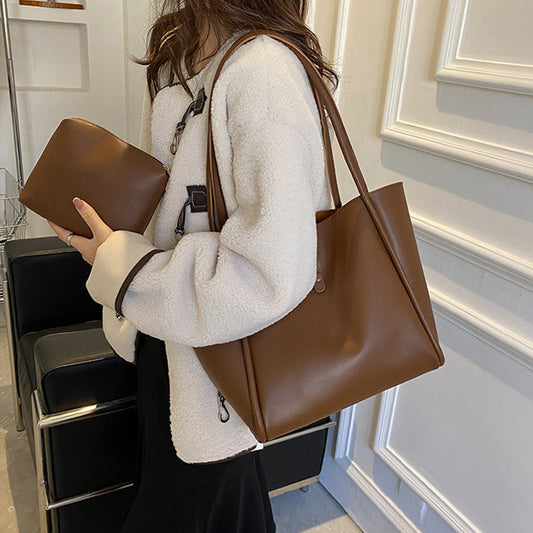 Women's Casual Large Capacity Tote Bags With Wallet