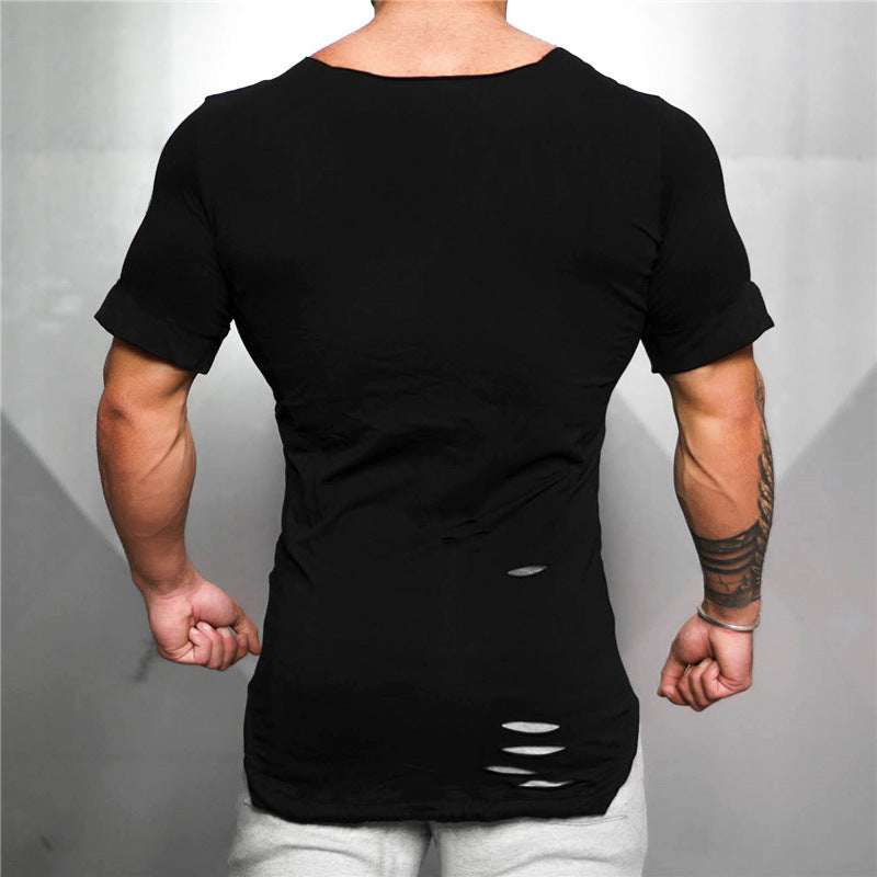 Slim fit fitness short sleeve