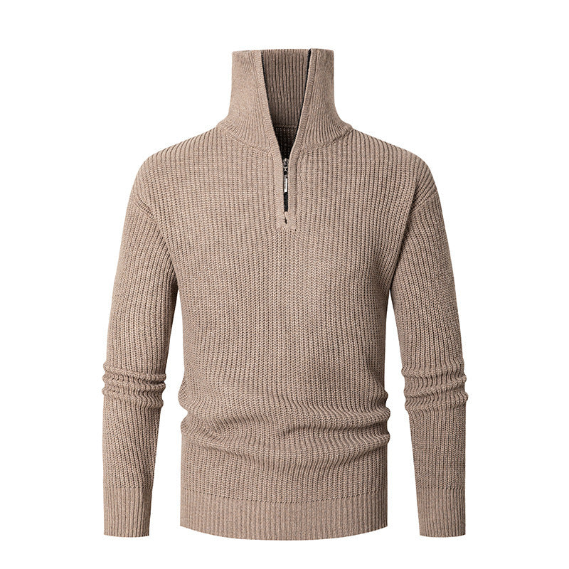 Fall & Spring Men Thermal Slim Fit Base Sweater Shirts Leisure