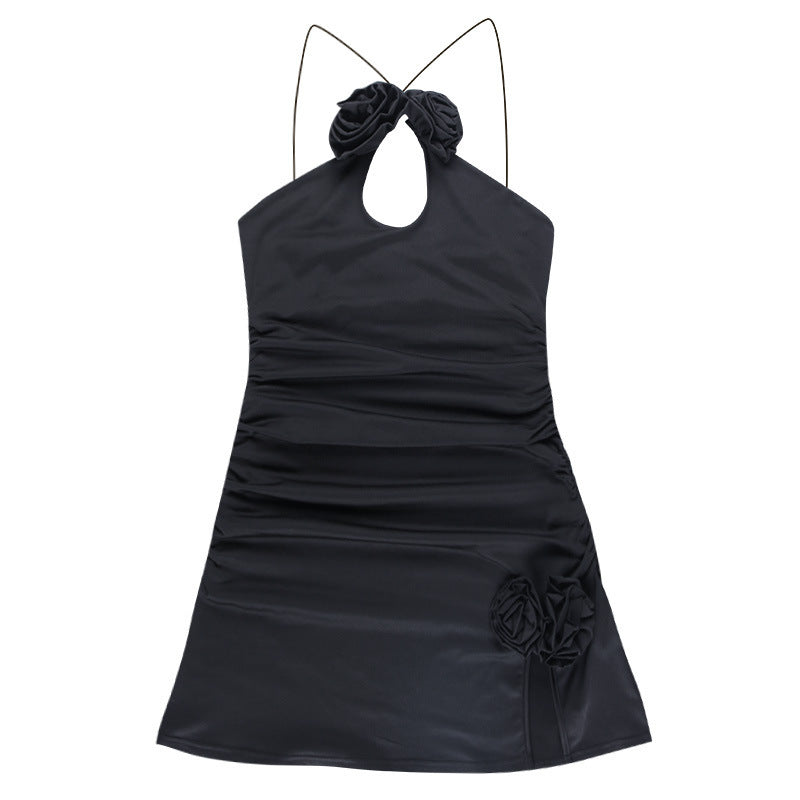 Women's Slim-fit Halter Dress