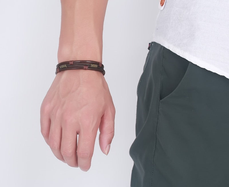 Embrace timeless craftsmanship and rugged style with this must-have accessory from Infinity Bazaar