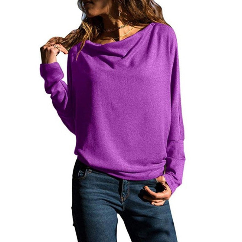 Solid Color Loose Top T-shirt