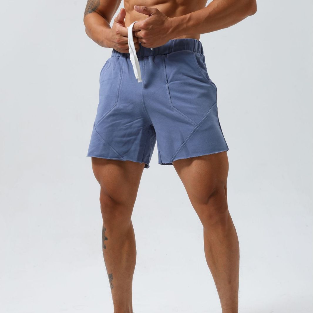 Solid Color Men's Summer Work-Out Casual Shorts