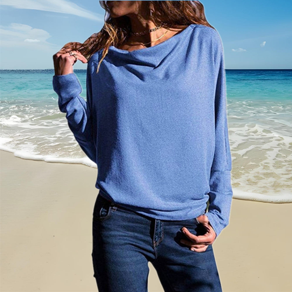 Solid Color Loose Top T-shirt