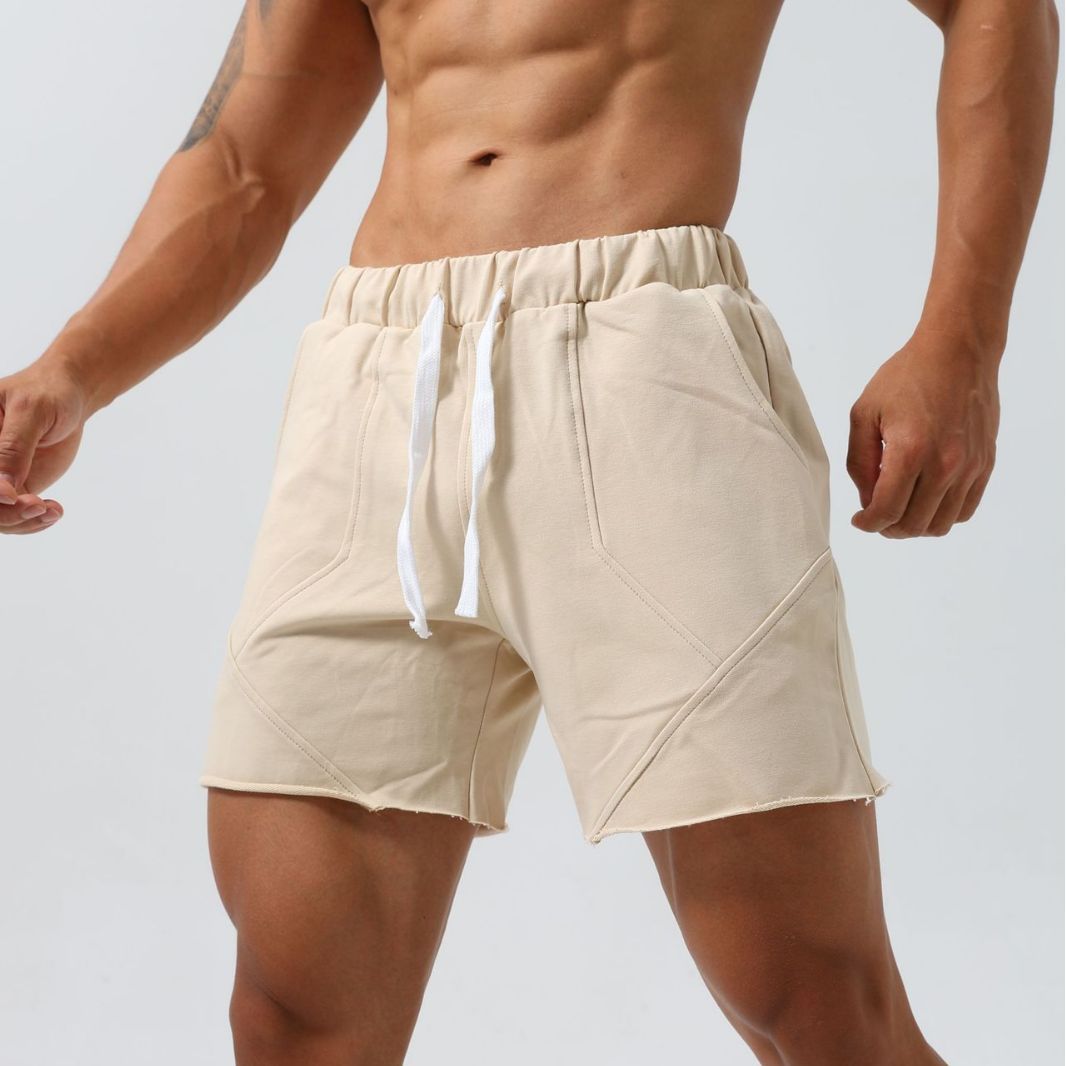 Solid Color Men's Summer Work-Out Casual Shorts