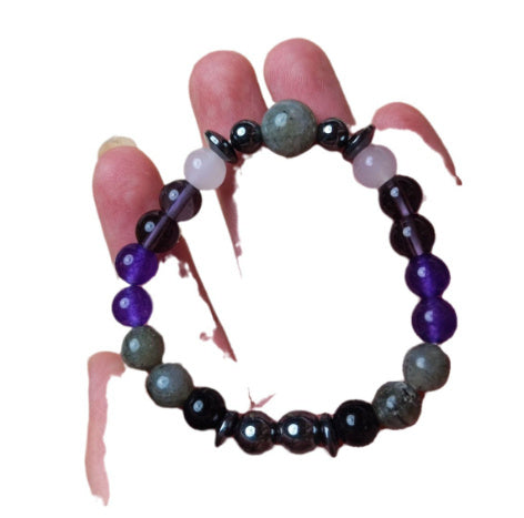 8mm Natural Gemstone Beaded Bracelet – Unisex Healing Energy Jewelry | Infinity Bazaar