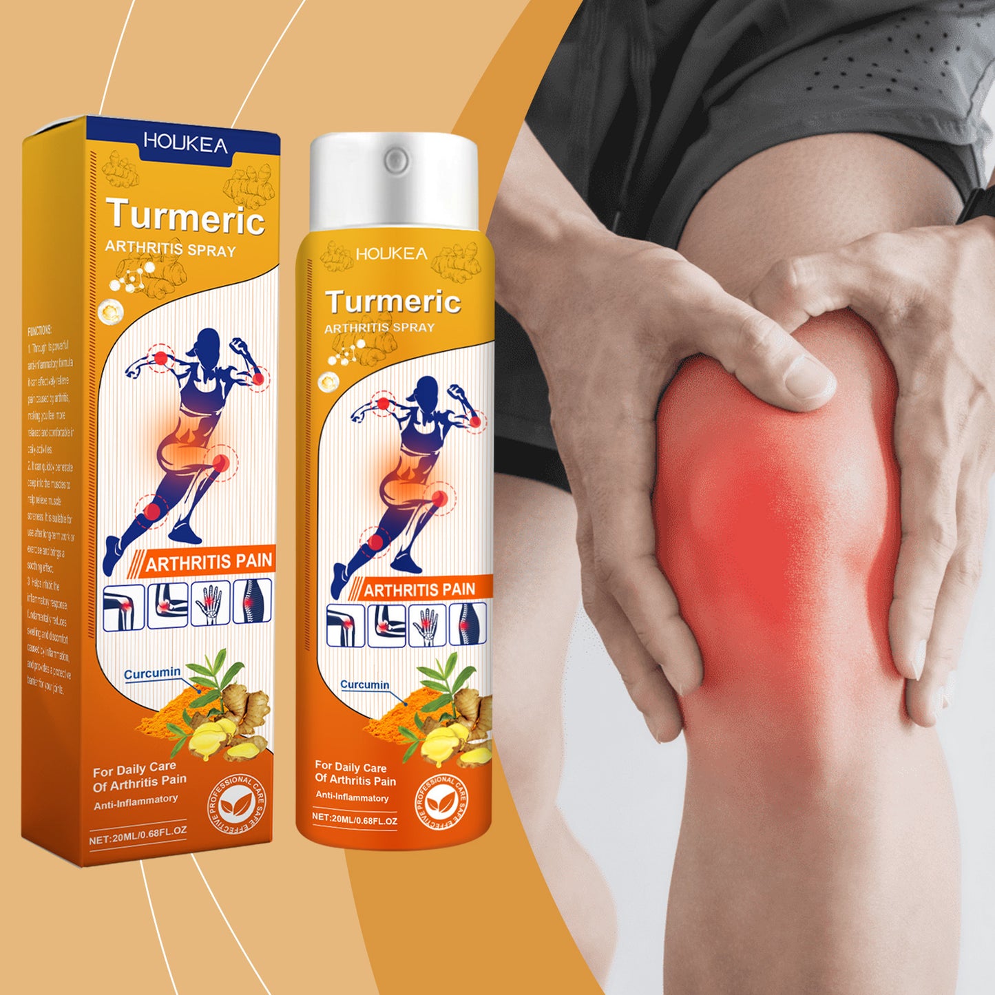 Turmeric Joint Care Spray Mild Ingredients