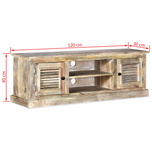vidaXL TV Cabinet Solid Mango Wood